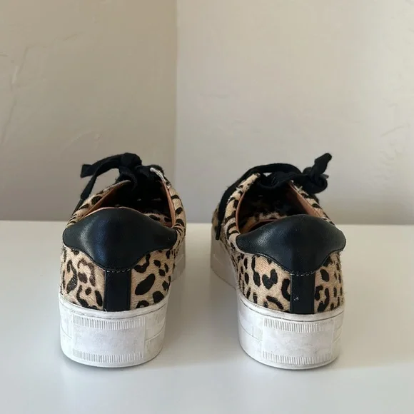Leopard Platform Sneakers - Picture 2 of 9